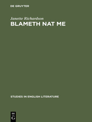 cover image of Blameth nat me